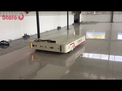 20 tonluk dövme tekerlekleri otomatik çalıştırma ağır yüklü malzeme taşıma ekipmanları elektrikli düz araba