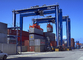 Liman için 20 Ton RTG Kauçuk Lastikli Konteyner Portal Vinç Çift Kirişli