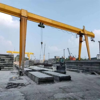 Özel tasarım aralığı 15m Tek bantlı Gantry vinci 10 ton 15 ton Endüstriyel fabrika için